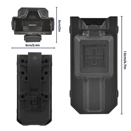 Outdoor EMT Tourniquet Nylon Storage Box Simple Medical Equipment Supplies Accessory Molle Survival Kit Gear Tool Bag