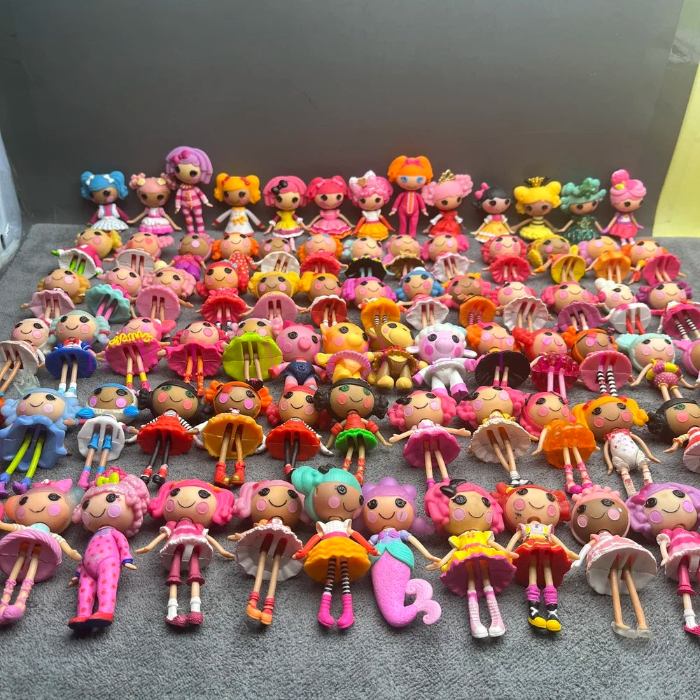 Original 8-10cm Can Choose Lalaloopsy Little Sister and Pet Dolls PVC Holiday Gift Collection Pvc Toys