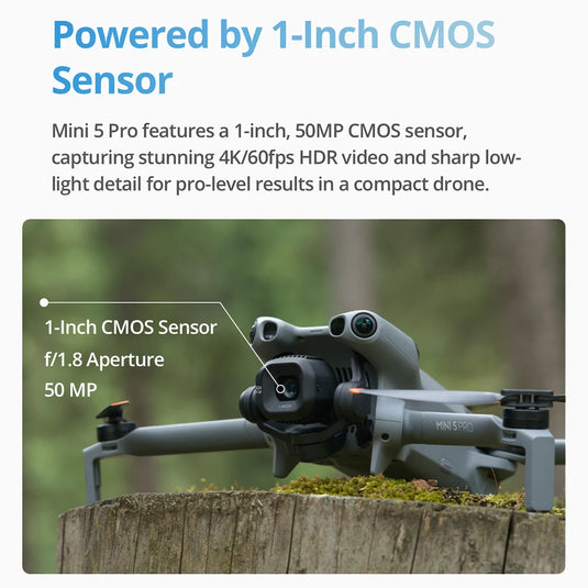 DJI Mini 5 Pro Fly More Combo DJI RC-N3 FPV Drone 4k Professional with Optional Accessories Omnidirectional Obstacle Sensing ActiveTrack 360° 225° Gimbal 20km Transmission