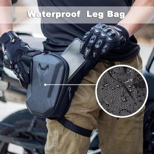 Outdoor Waterproof Motorcycle Leg Bag, Waist Pack & Crossbody Drop Thigh Bag Motocross Moto Gear for Men Women Rider Biker Hot