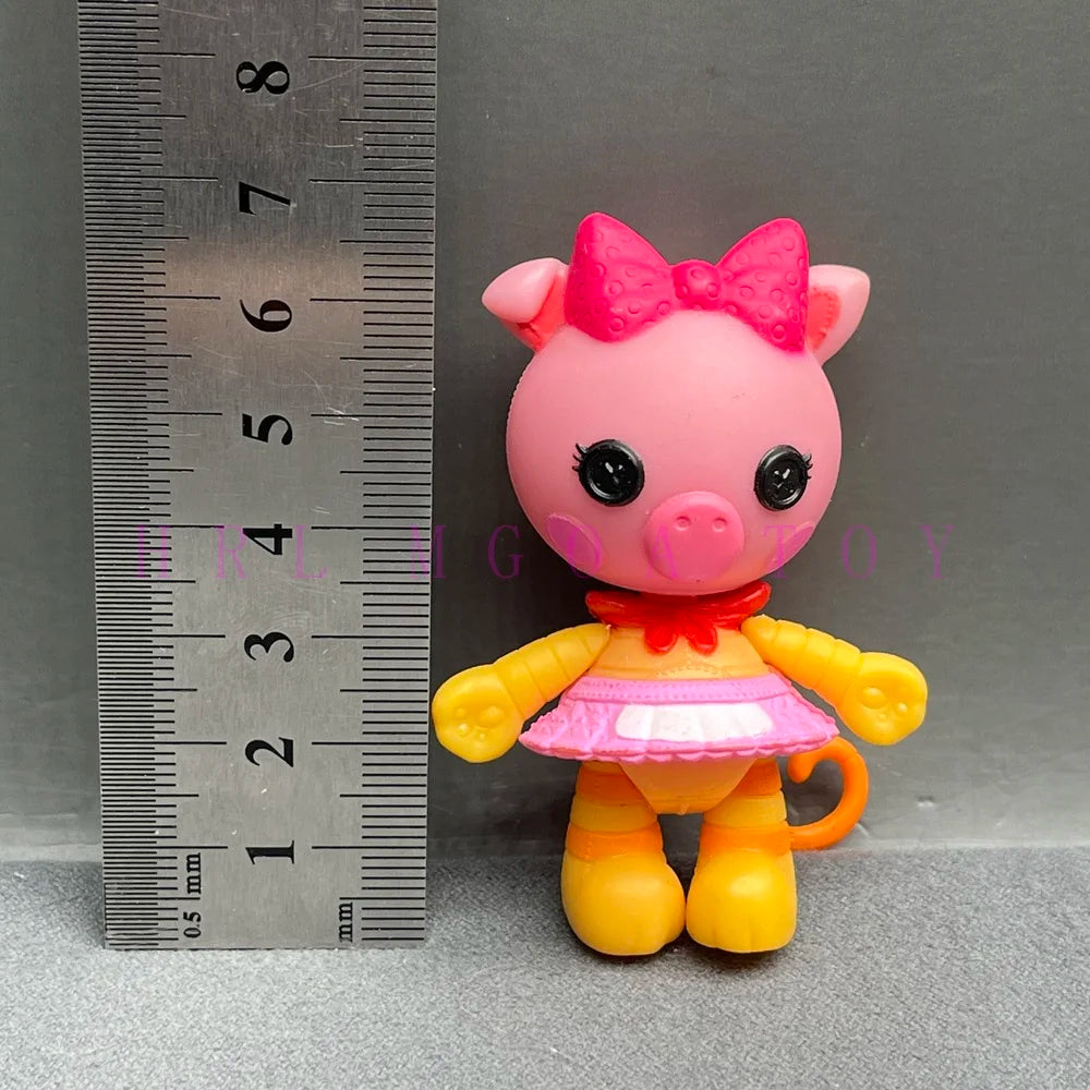 Original 8-10cm Can Choose Lalaloopsy Little Sister and Pet Dolls PVC Holiday Gift Collection Pvc Toys