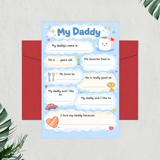 Family Memorial Gift for Dad | Personalized Keepsake Father's Day & Birthday Gift from Daughter or Son