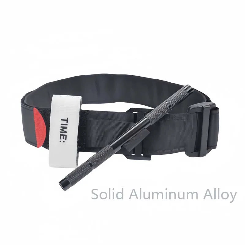 Tactical Tourniquet Set - Rotary Medical Emergency Strap with Tactical Pen & Scissors | Essential for Outdoor Survival, Combat,