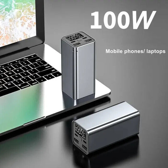 100W 20000mAh USB-C Laptop Power Bank – Black